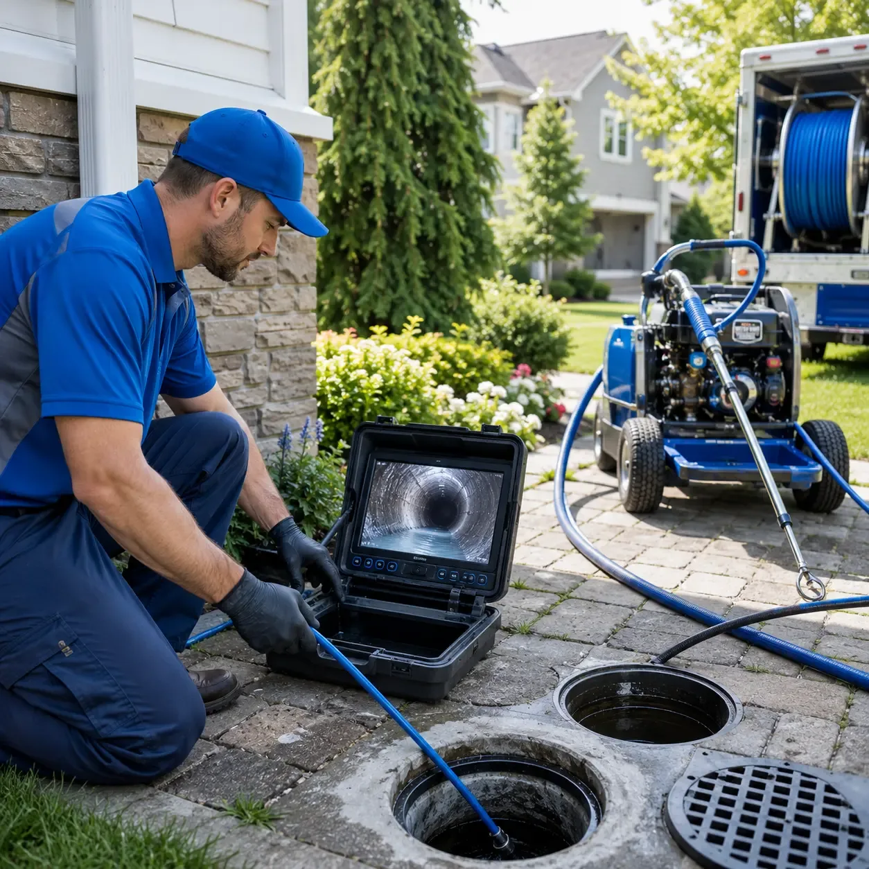 Outdoor drain cleaning professionals serving Spiceland, IN