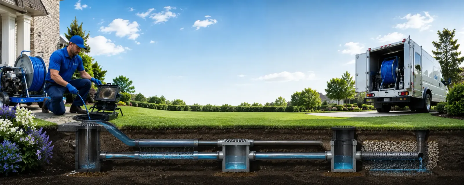 Outdoor drain cleaning information for Spiceland, IN